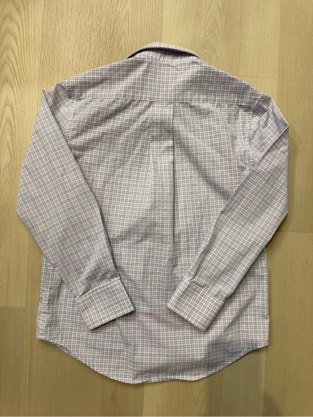 Lauren Ralph Lauren Pink Blue Plaid Button-Down Shirt - Boys
